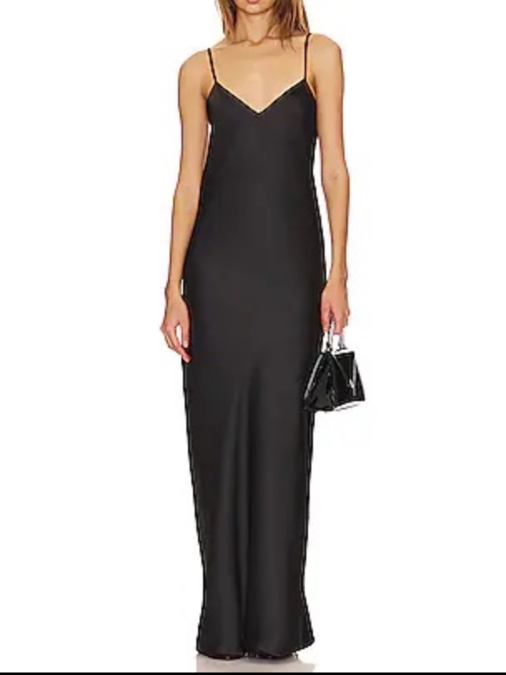 Norma Kamali Bias Slip Gown in Black